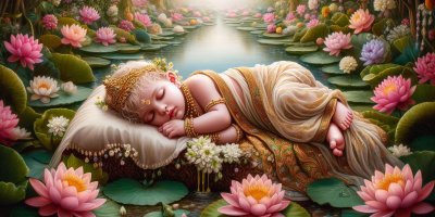 Does God appear as an Infant?