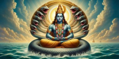 Does Lord Vishnu Worship Someone?
